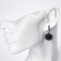 Серьги из серебра с агатом 2304