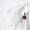 Серьги из серебра с сердоликом 2306