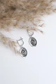Серьги из серебра с гелиотисом 2710