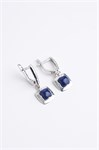 Серьги из серебра с лазуритом 2711
