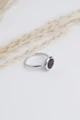 Кольцо из серебра с гранатом 2700