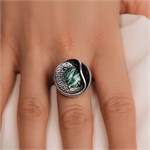 Кольцо из серебра с амазонитом 2468 Кольцо из серебра с амазонитом 2468