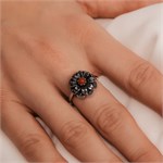 Кольцо из серебра с кораллом 2577 Кольцо из серебра с кораллом 2577