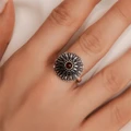 Кольцо из серебра с сердоликом 2632