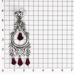 Подвеска из серебра с гранатом 2647 Подвеска из серебра с гранатом 2647