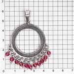 Подвеска из серебра с шпинелем 2681
