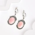 Серьги из серебра с кораллом 2467