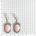 Серьги из серебра с кораллом 2467