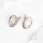 Серьги из серебра с перламутром 2486