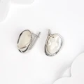 Серьги из серебра с перламутром 2486