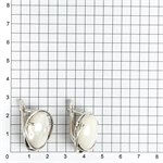 Серьги из серебра с перламутром 2486