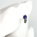 Серьги из серебра с лазуритом 2503