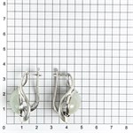 Серьги из серебра с гидрогроссуляром 2505