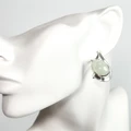 Серьги из серебра с гидрогроссуляром 2505