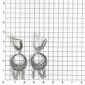 Серьги из серебра 2516