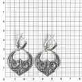 Серьги из серебра 2518