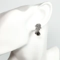 Серьги из серебра с агатом 2526
