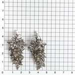 Серьги из серебра с агатом 2528