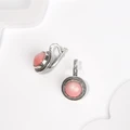 Серьги из серебра с кораллом 2570