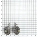Серьги из серебра с бирюзой 2585