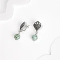 Серьги из серебра с бирюзой 2593