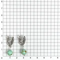 Серьги из серебра с бирюзой 2593
