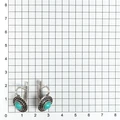 Серьги из серебра с бирюзой 2597