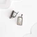 Серьги из серебра с барочным жемчугом 2600