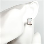 Серьги из серебра с барочным жемчугом 2600