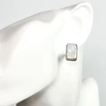 Серьги из серебра с барочным жемчугом 2600