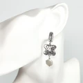 Серьги из серебра с барочным жемчугом 2603