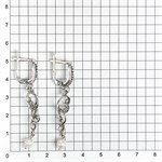 Серьги из серебра с жемчугом 2604