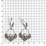 Серьги из серебра с жемчугом 2606