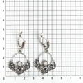 Серьги из серебра с жемчугом 2606