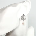Серьги из серебра с барочным жемчугом 2614