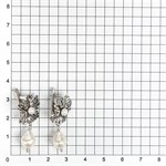 Серьги из серебра с жемчугом 2615