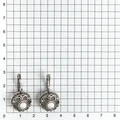 Серьги из серебра с кахолонгом 2659