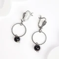 Серьги из серебра с авантюрином 2665