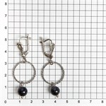 Серьги из серебра с авантюрином 2665 Серьги из серебра с авантюрином 2665