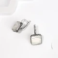 Серьги из серебра с перламутром 2691
