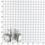 Серьги из серебра с перламутром 2691 Серьги из серебра с перламутром 2691