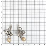 Серьги из серебра с опалом 2692 Серьги из серебра с опалом 2692