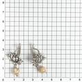 Серьги из серебра с опалом 2692