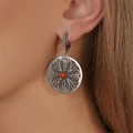 Серьги из серебра с кораллом 2578