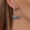 Серьги из серебра с бирюзой 2599