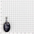 Подвеска из серебра с авантюрином 2694