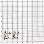 Серьги из серебра с гранатом 2697