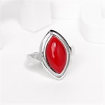Кольцо из серебра с кораллом 2702
