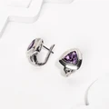 Серьги из серебра с аметистом 2709