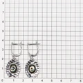 Серьги из серебра с гелиотисом 2710